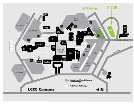 LCCC campus map GLIDE